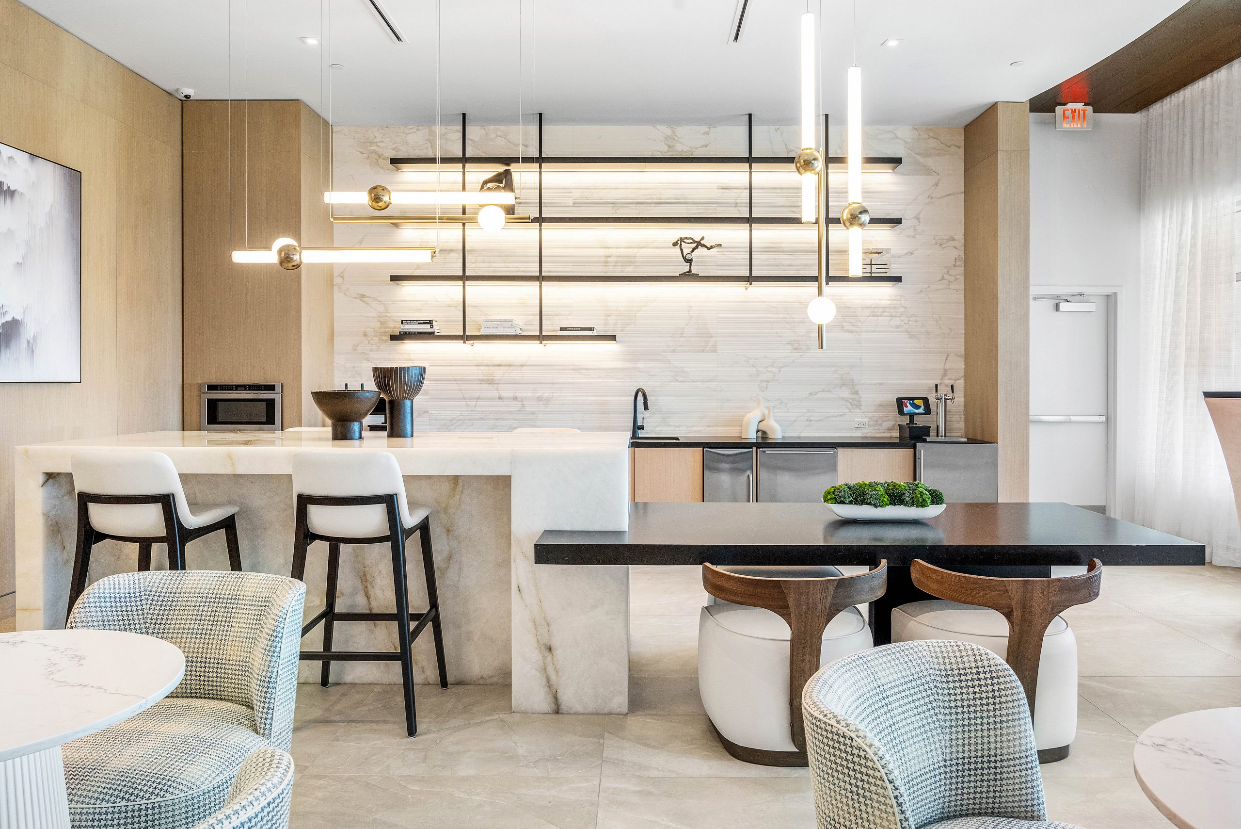 Entertain from the lounge kitchen